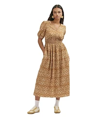 Finery London Women's Kiara Printed V-Neck Midi Dress