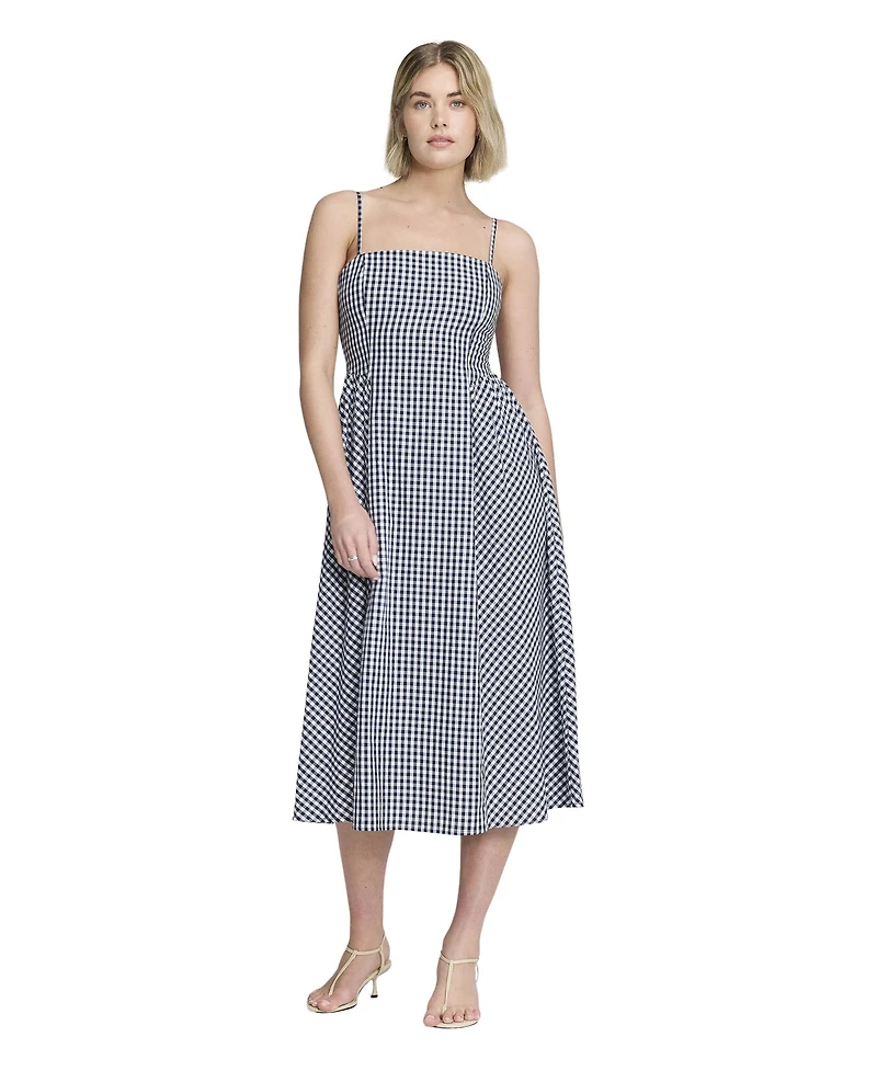 Finery London Women's Romina Cotton Gingham Midi Dress