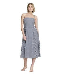 Finery London Women's Romina Cotton Gingham Midi Dress