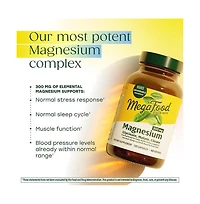MegaFood Magnesium 300 ,120 Capsules