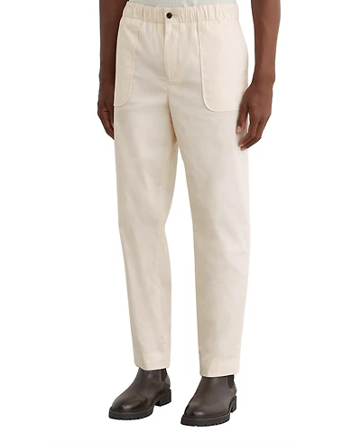 Reiss Men's Snap Stretch Tapered-Fit Cotton-Blend Casual Pants