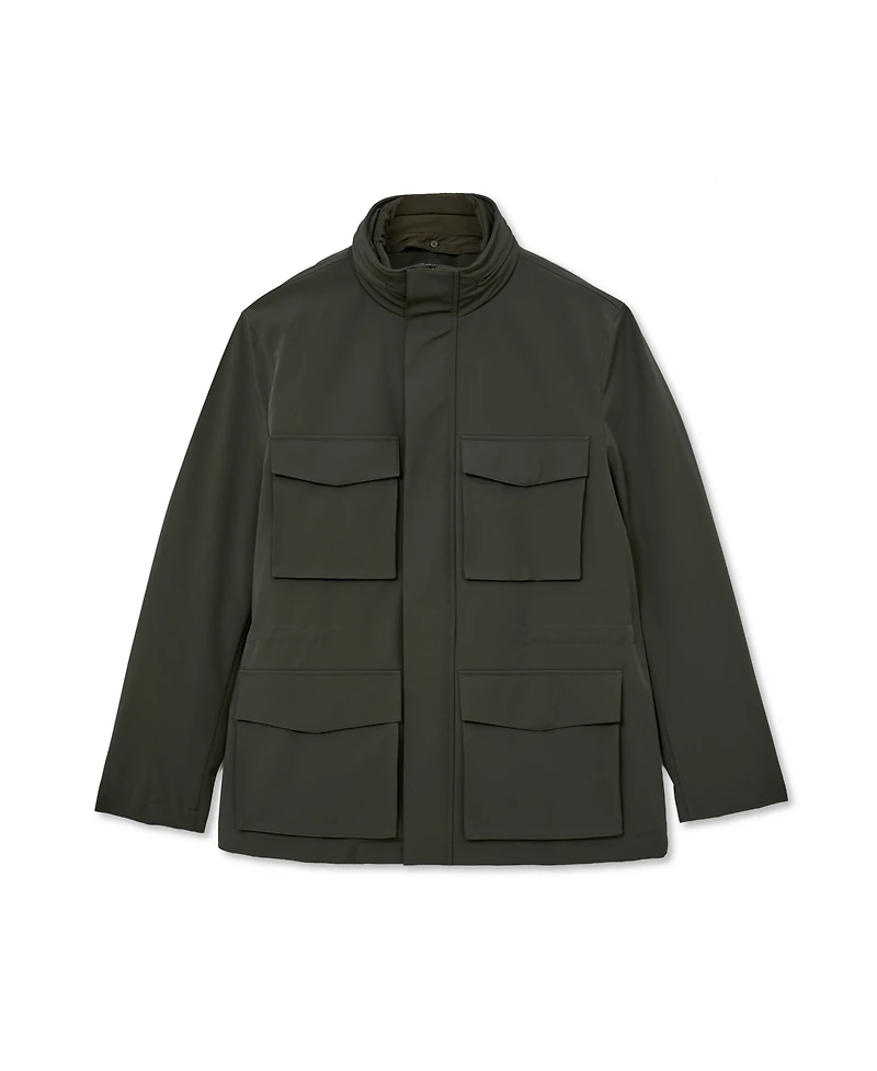 Reiss Men's Glick Hooded Four-Pocket Removable Gilet Jacket