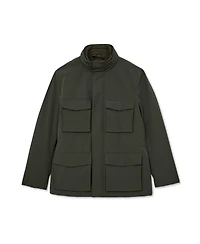 Reiss Men's Glick Hooded Four-Pocket Removable Gilet Jacket
