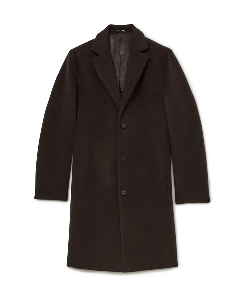 Reiss Men's Knight Single-Breasted Wool-Blend Brushed Overcoat