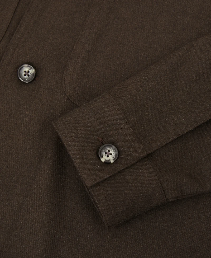Reiss Men's Penge Brushed Wool-Blend Overshirt