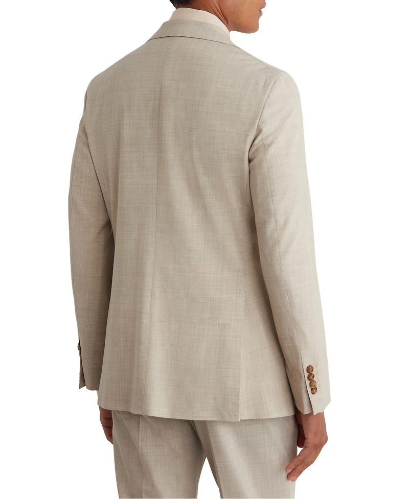 Reiss Men's Vita Wool-Blend Pin-Check Single-Breasted Classic-Fit Blazer