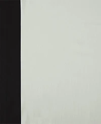 Half Price Drapes Fresh Popcorn & Black Bordered Grommet Vertical Printed Cotton Curtain