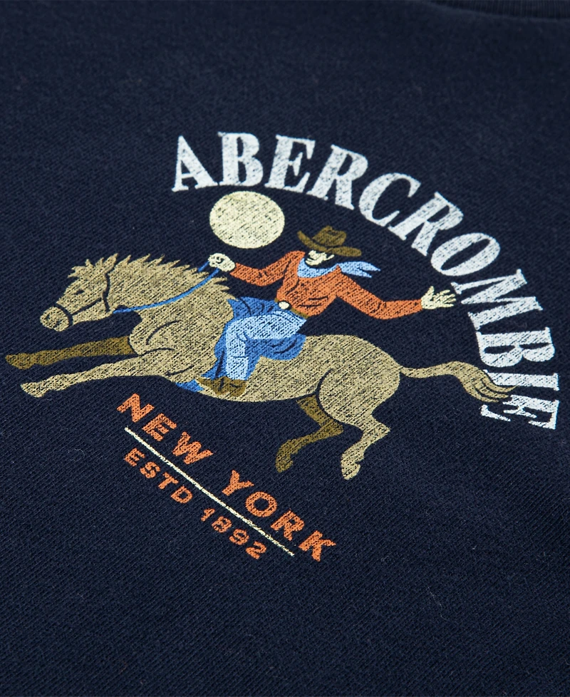 abercrombie kids Boys' 5-18 Long-Sleeve Cowboy T-Shirt