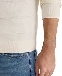 Nautica Men's Classic-Fit Textured Crewneck Sweater