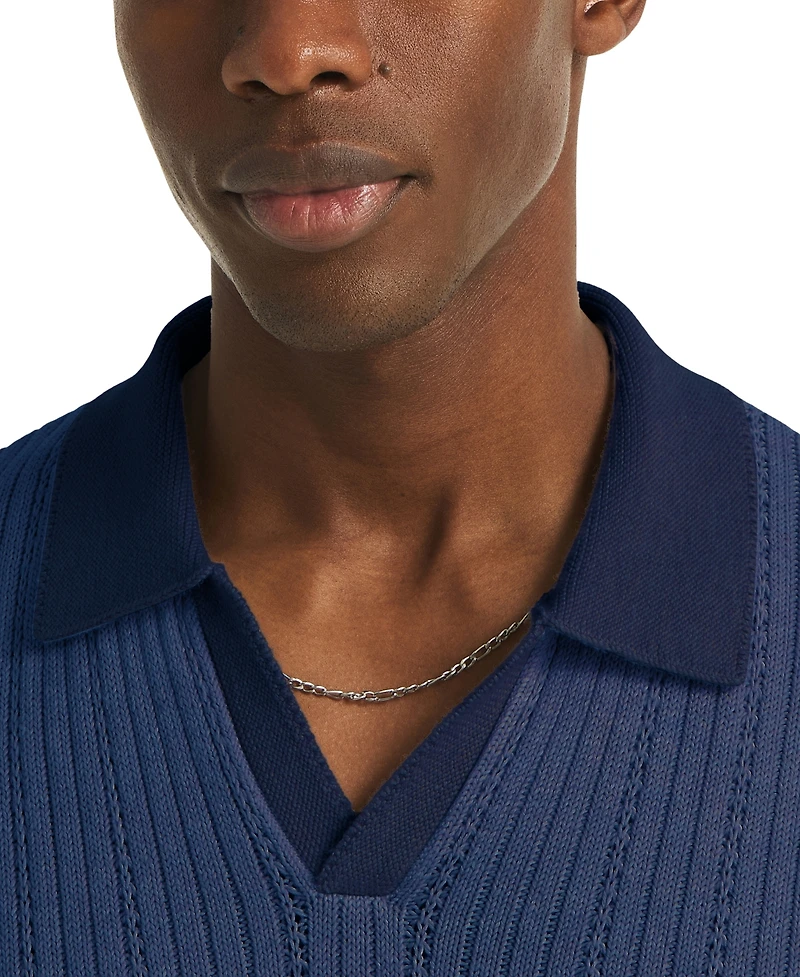 Nautica Men's Textured Short-Sleeve Polo Shirt
