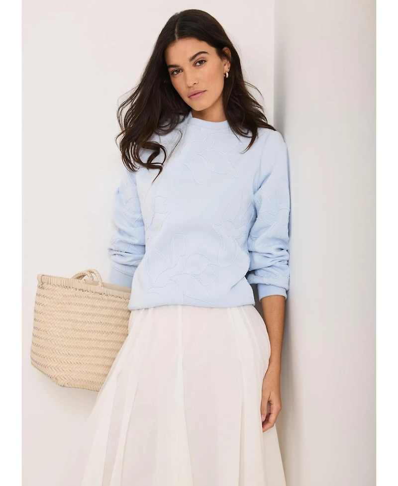 Mint Velvet Women's Embroidered Sweatshirt