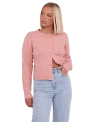 Petal and Pup Women's Bonnie Cable-Knit Fitted Cardigan