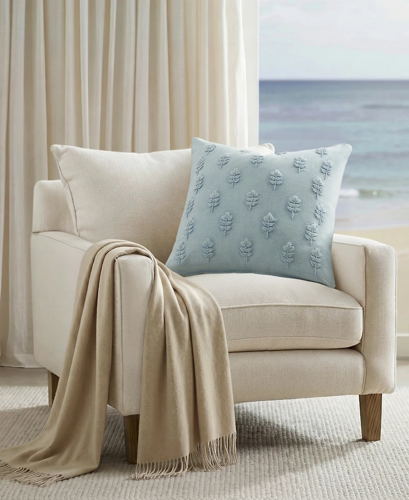 Harbor House Ave Botanical Cotton Decorative Pillow Cover, 20" x