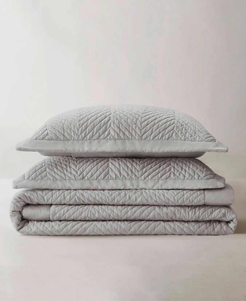 Harbor House Liam Hotel Cotton Sateen 3-Piece Quilt Set