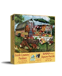 SunsOut Fresh Country Produce 1000-Piece Jigsaw Puzzle, Ages 15+