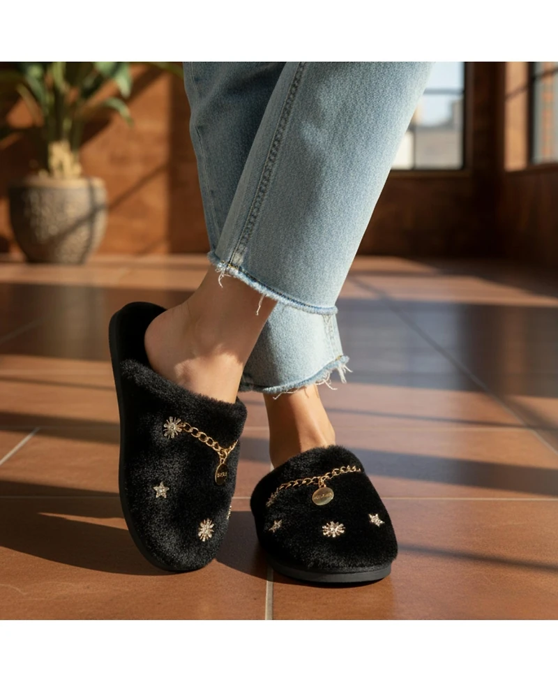 Bebe Women's Slippers – Comfy and Soft Indoor Slides, Cozy House