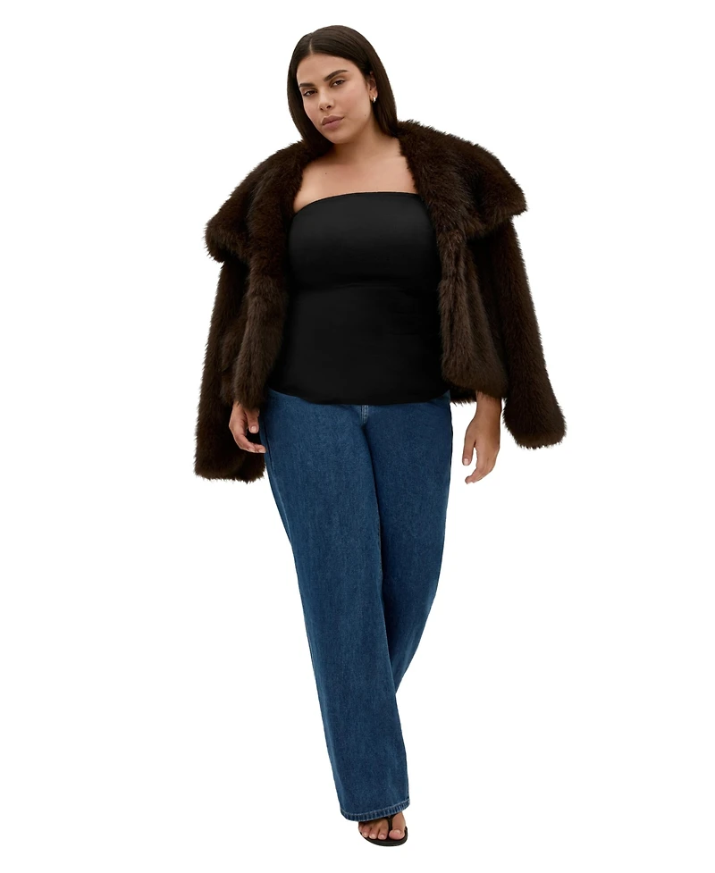 City Chic Plus Halo Tube Top