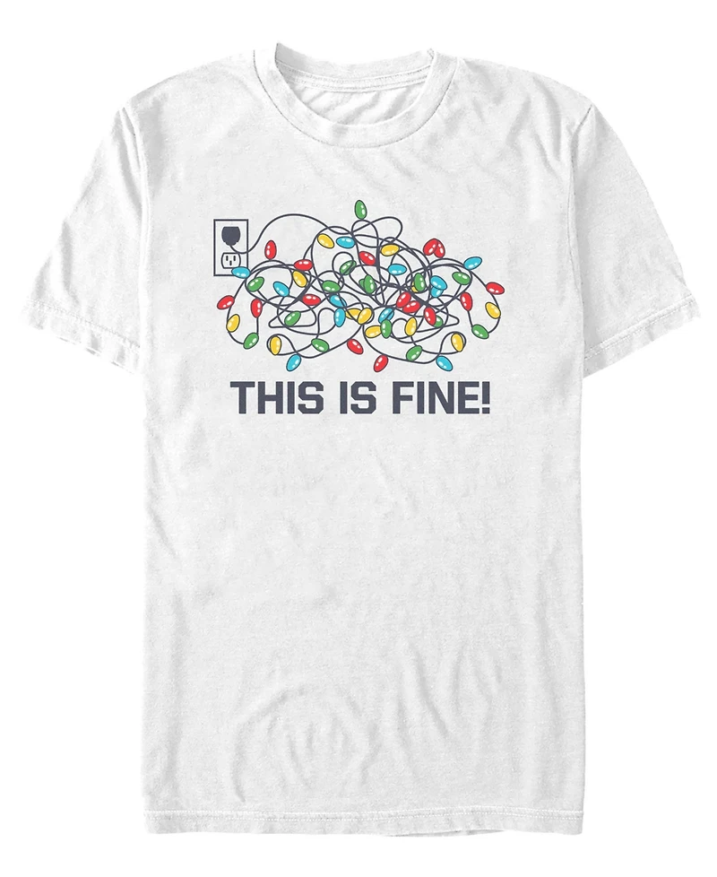 Fifth Sun Men's It's Fine Graphic Short-Sleeve T-Shirt