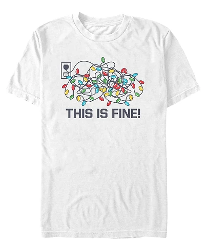 Fifth Sun Men's It's Fine Graphic Short-Sleeve T-Shirt