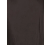 B Darlin Juniors' Halter-Neck Satin Back-Neck Tie Gown