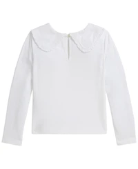 Polo Ralph Lauren Girls' 2T-6X Ruffled Jersey T-Shirt