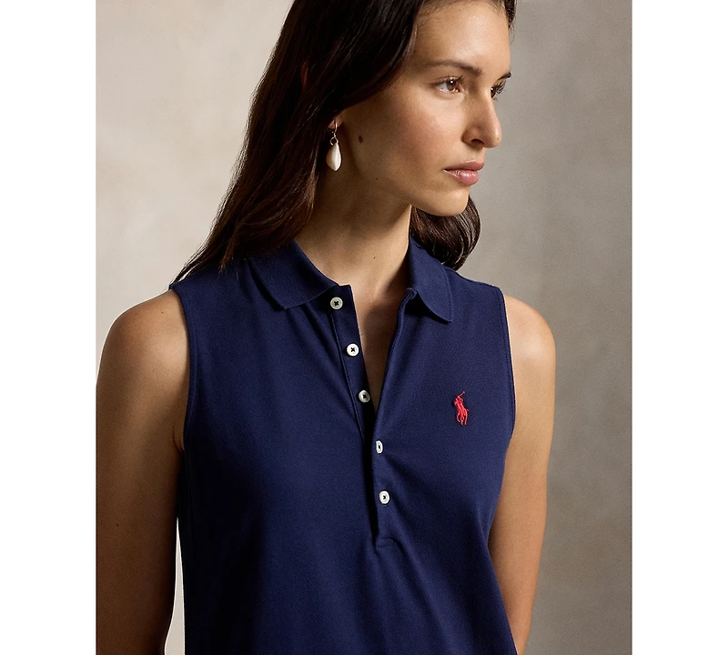 Polo Ralph Lauren Women's Stretch-Cotton Sleeveless Dress