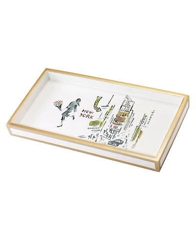Nicole Miller City Girl 6" Vanity Tray