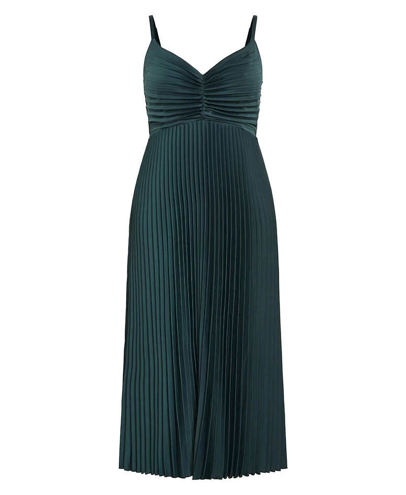 City Chic Plus Ariana Pleated Maxi Dress
