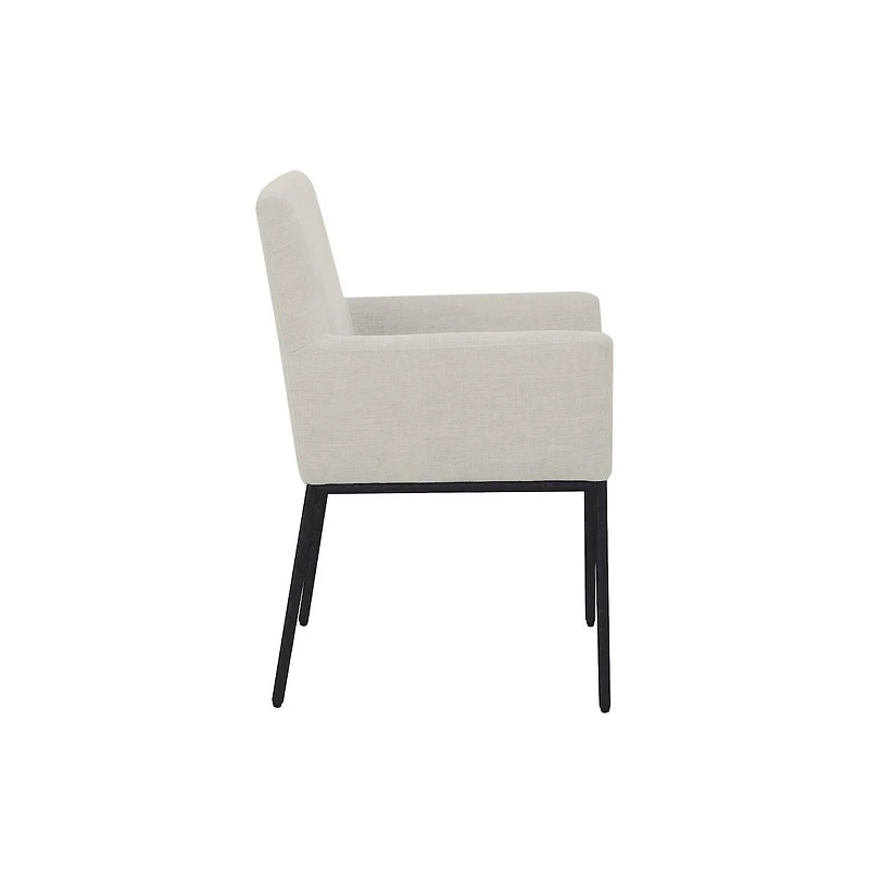 Meridian Furniture Reeves chenille Fabric Dining Chair, Set of 2