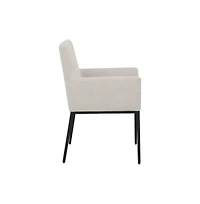 Meridian Furniture Reeves chenille Fabric Dining Chair, Set of 2
