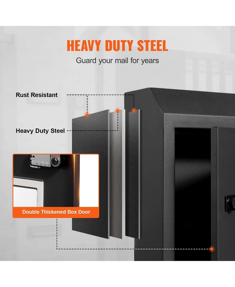 Vevor Through The Door Key Drop Box Mailbox with Combination Lock