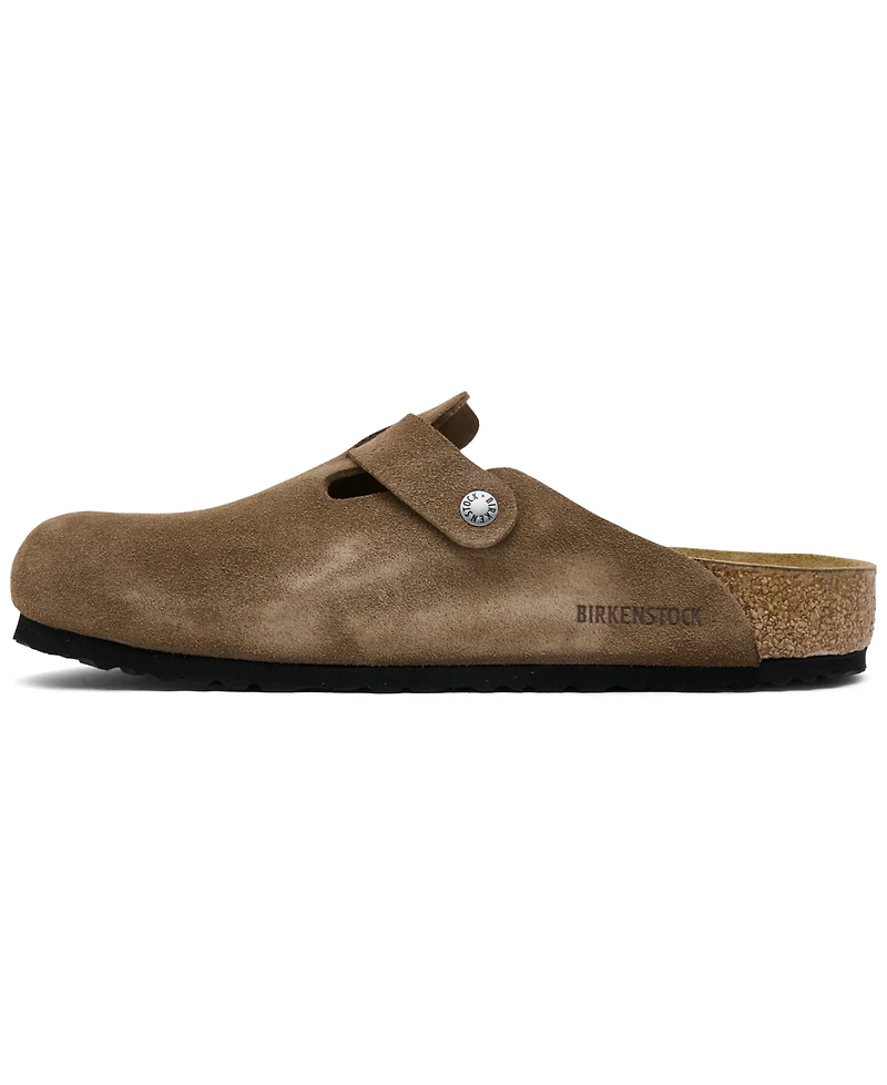 Birkenstock Boston Soft Footbed Suede Clogs from Finish Line