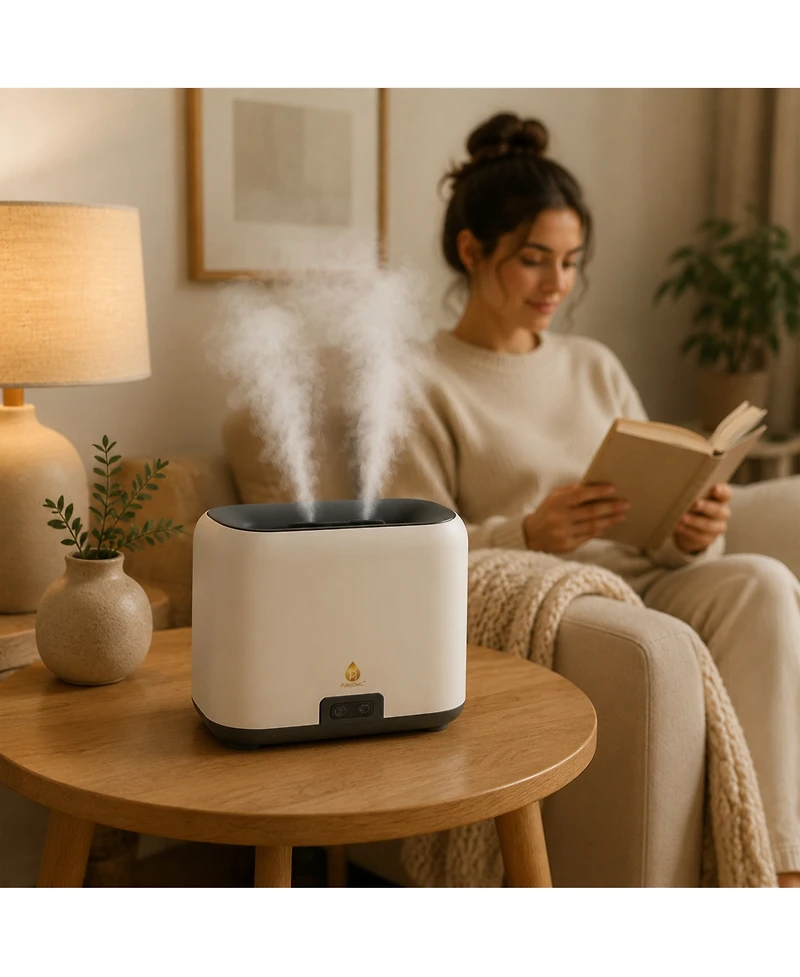 Pursonic Essential Oil FlameGlow Aromatherapy Diffuser
