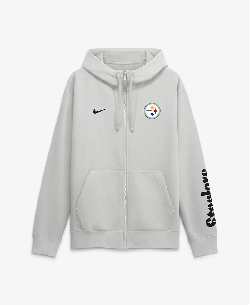 Nike Men's Pittsburgh Steelers Cool Down Club Full-Zip Hoodie