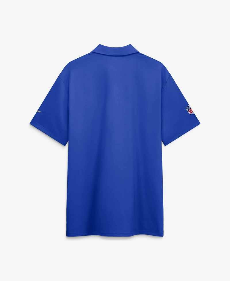 Nike Men's Los Angeles Rams Tour Dri-fit Classic Fit Polo Shirt
