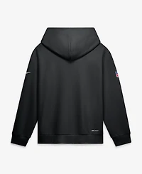 Nike Men's Las Vegas Raiders Sideline Standard Issue Quarterback Scramble Full-Zip Hooded Loose-Fit Hoodie