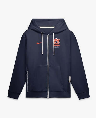 Nike Men's Auburn Tigers 2026 Sideline Standard Issue Full-Zip Hooded Loose-Fit Hoodie