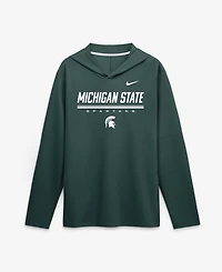 Nike Men's Sideline Michigan State Spartans Long-Sleeve Lightweight Hoodie