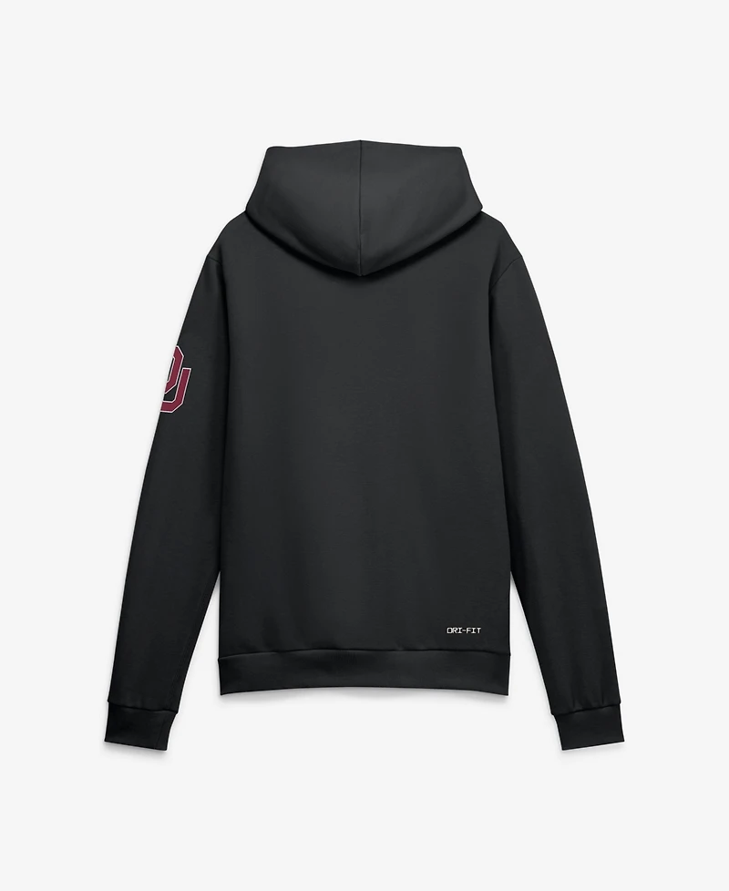Jordan Men's Oklahoma Sooners 2026 Sideline Standard Issue Fleece Loose-Fit Pullover Hoodie
