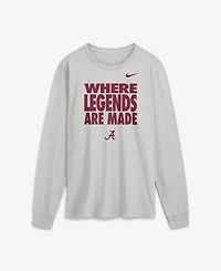 Nike Men's Alabama Crimson Tide Alabama Sideline Slogan Long-Sleeve Graphic T-Shirt