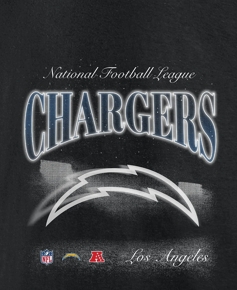Fanatics Men's Los Angeles Chargers Nightfall Hooded Fleece Relaxed-Fit Pullover Hoodie