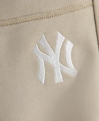 Fanatics Women's New York Yankees Iconic Terry High-Rise Tapered-Leg Track Pants