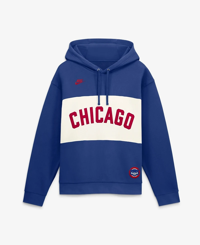 Nike Men's Chicago Cubs Cooperstown Legacy Color-Block Hoodie