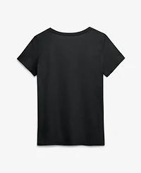 Logo Athletic Women's Las Vegas Raiders V-Neck Short-Sleeve T-Shirt