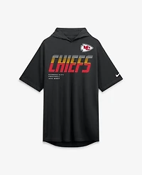 Nike Men's Kansas City Chiefs Short-Sleeve Tri-Blend Hoodie