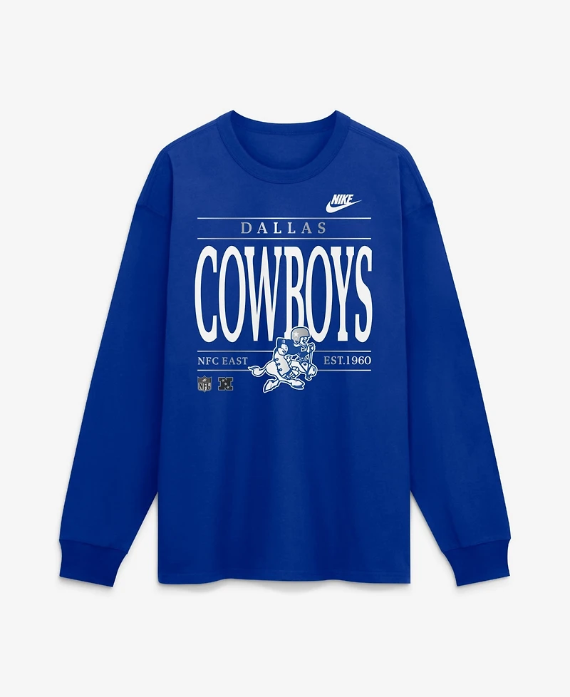Nike Men's Dallas Cowboys Max90 Long-Sleeve Screen-Print T-Shirt