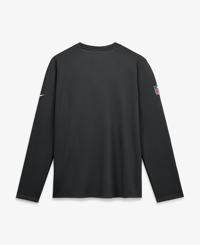 Nike Men's Atlanta Falcons Sideline Coaches Long Sleeve Shirt