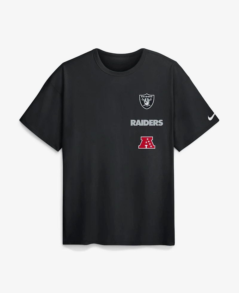 Nike Men's Max90 Las Vegas Raiders Dropped-Shoulder Relaxed-Fit T-Shirt