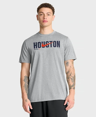 Nike Men's Houston Astros Swoosh Legend Short-Sleeve Crewneck T-Shirt