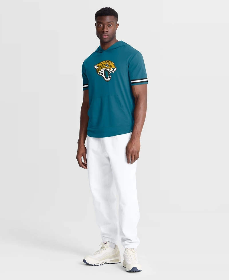 Fanatics Men's Jacksonville Jaguars Optimal Play Short-Sleeve Hooded Pullover Hoodie